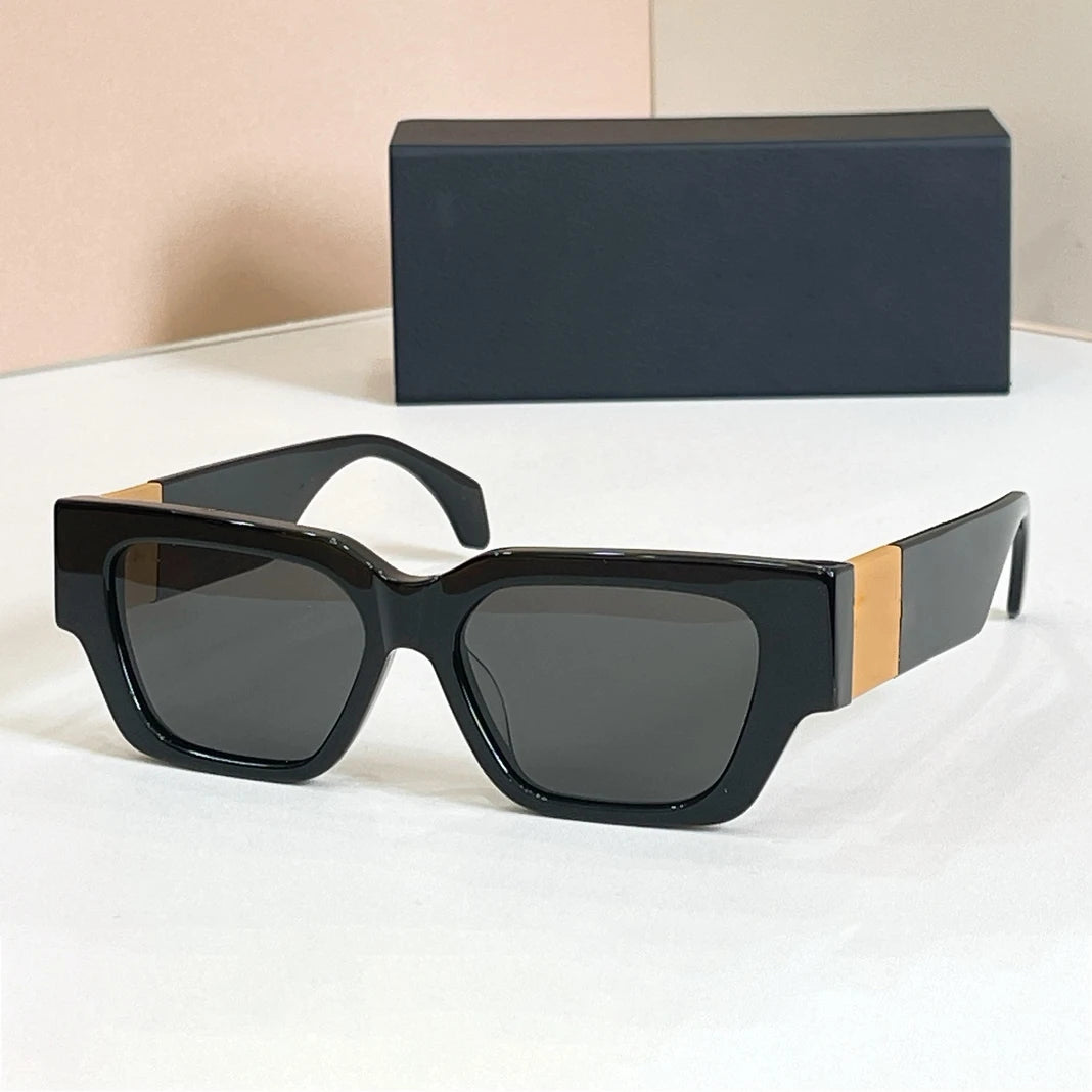 High-end Trendy Acetate Shades Men Latest Retro Luxury Brand Designer Sunglasses Outdoor Travel Vacation Women Eyewear