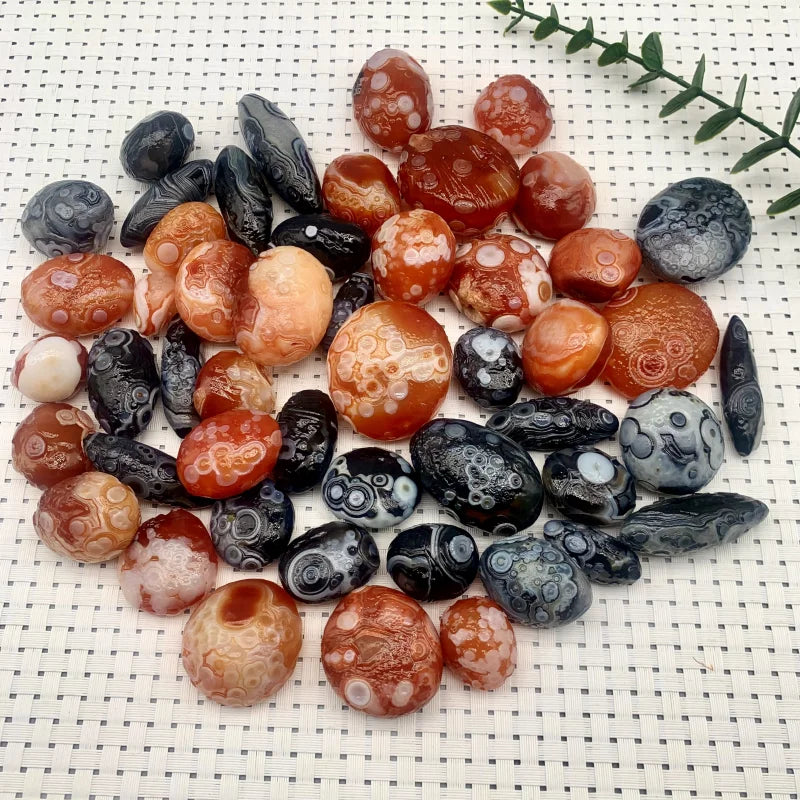 New Rare High Quality Natural Crystal Healing Gobi Eye Stones Raw Gobi Agate Eye Gemstone Tibet Eye Stone for Jewelry Marking