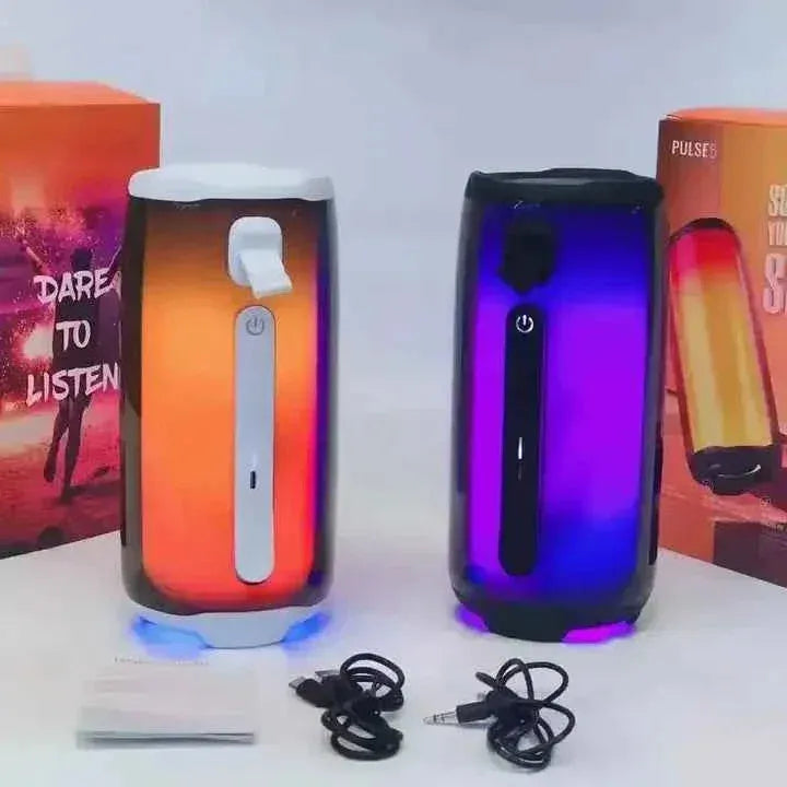 Portable Bluetooth Speaker with 360 Sound & Waterproof RGB LED Lights My Store