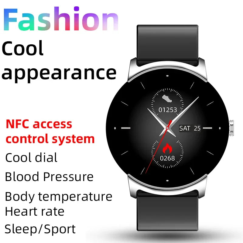 KS02 Pro NFC Smartwatch - Blood Pressure & Heart Rate Tracker My Store