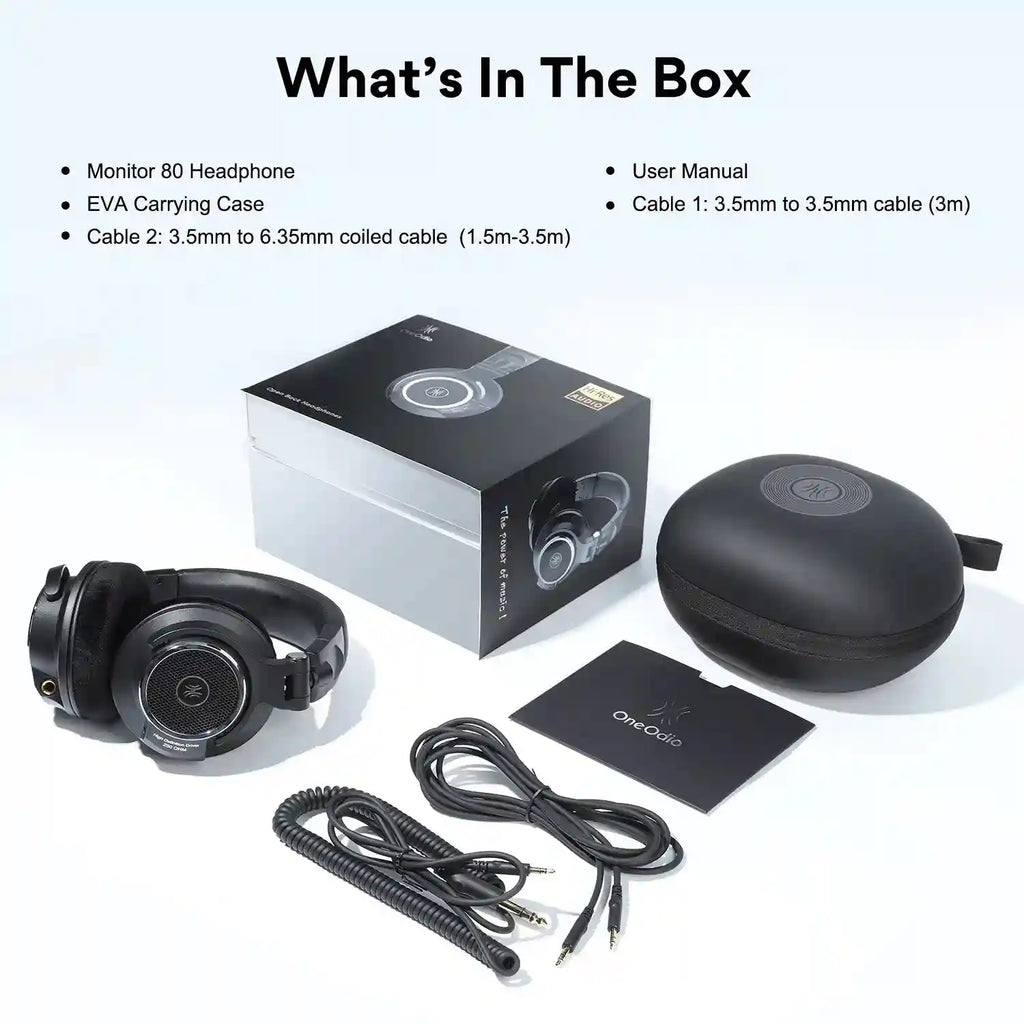 Open Back Audiophile Headphones - Wired Hi-Res Studio Monitor Tidesmit