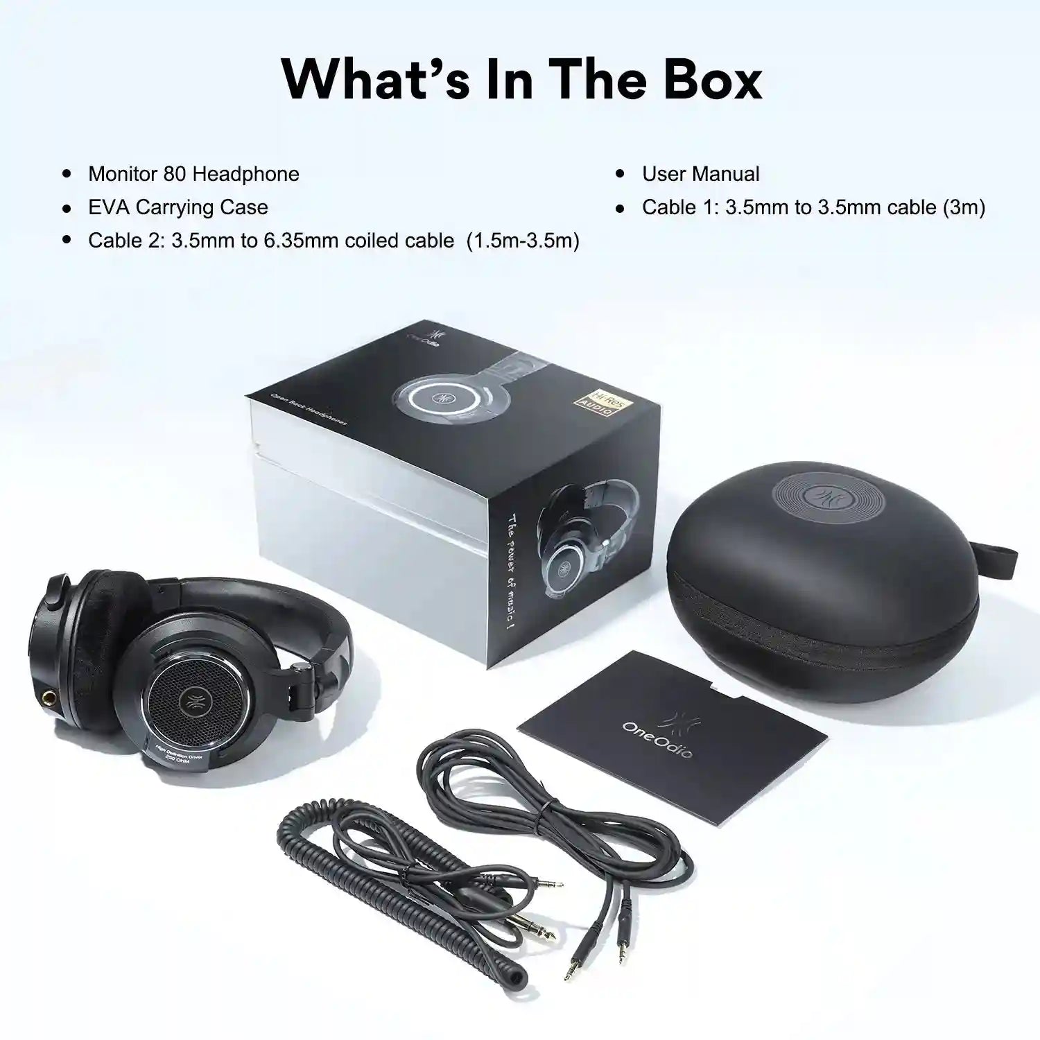 Open Back Audiophile Headphones - Wired Hi-Res Studio Monitor Tidesmit