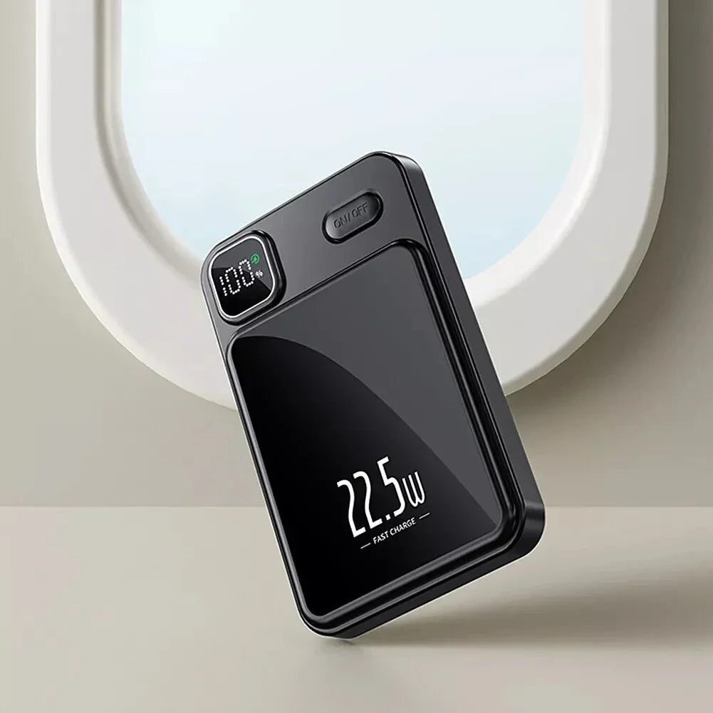 Tidesmit 5000mAh Magnetic Wireless Power Bank | 22.5W Fast Charging Tidesmit