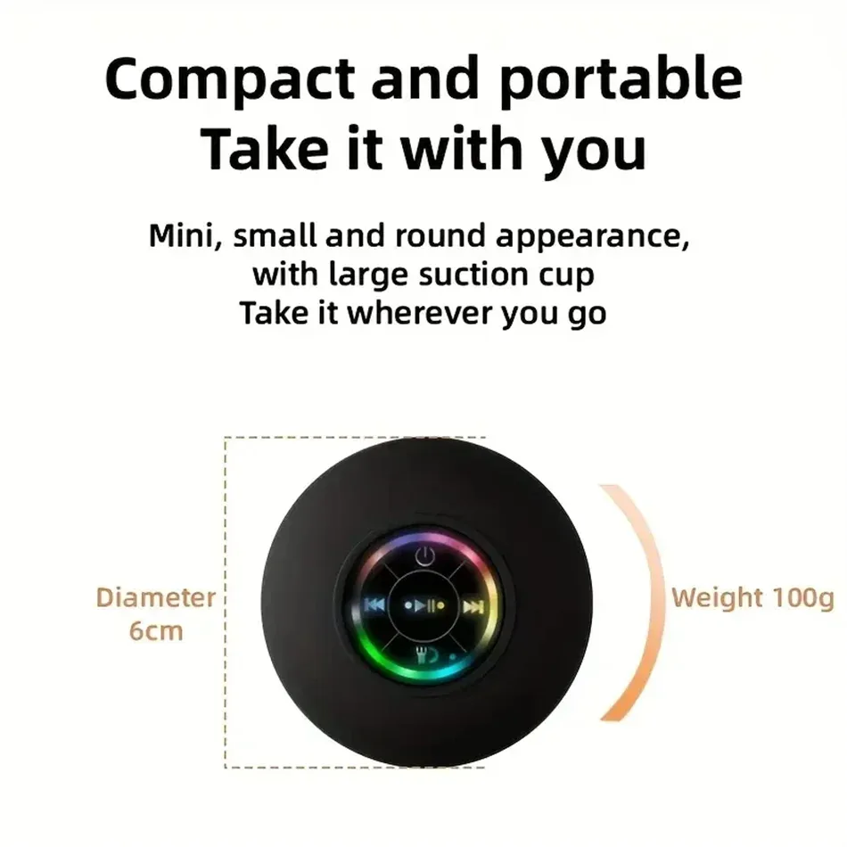 Portable Bluetooth Speaker: Waterproof Wireless Audio with Bass Boost My Store