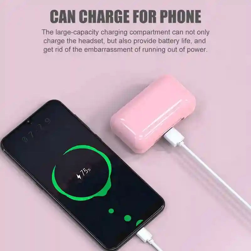F9 Wireless Earbuds 2000mAh Charging Case - Tidesmit Audio Tidesmit