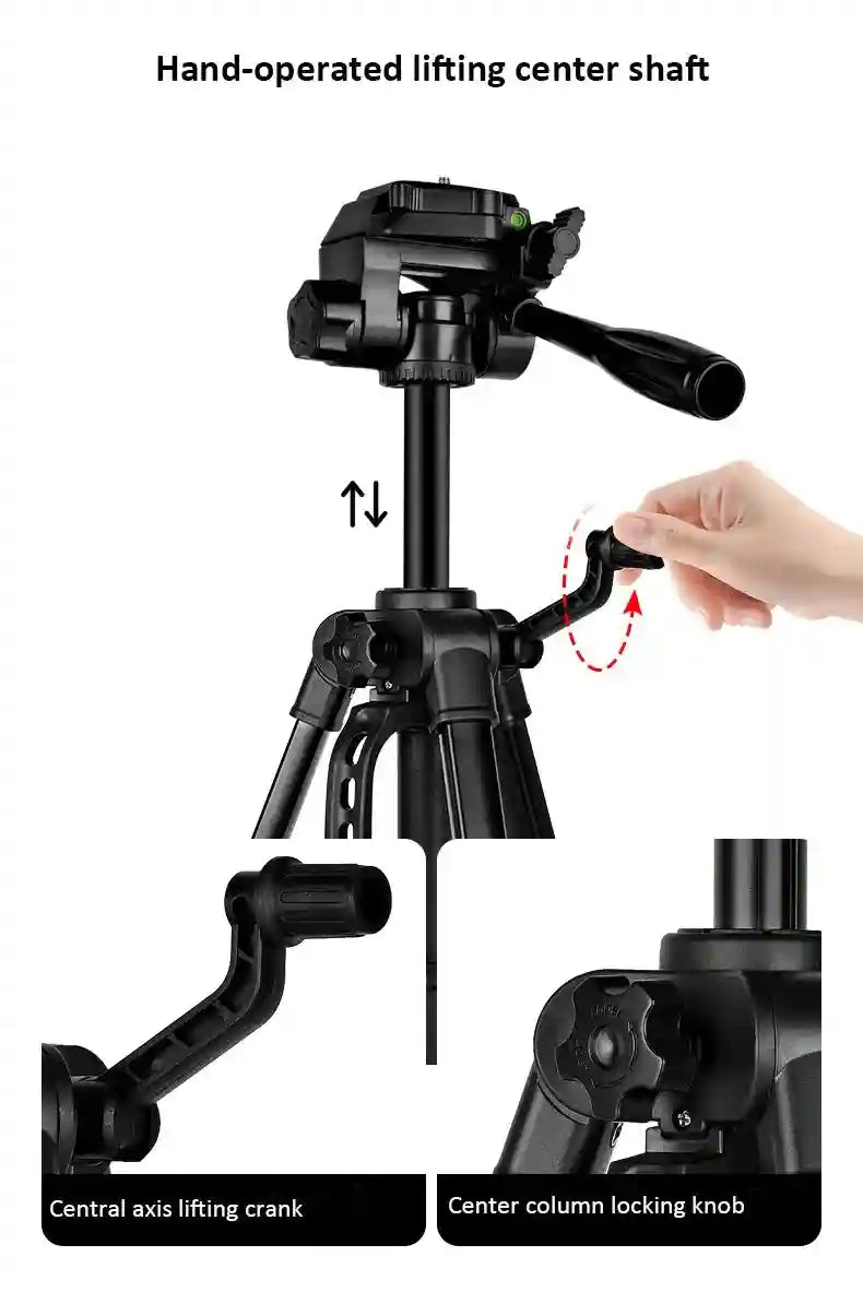 Tidesmit Ring Light with Tripod Stand - F-3366T Adjustable LED Setup Tidesmit