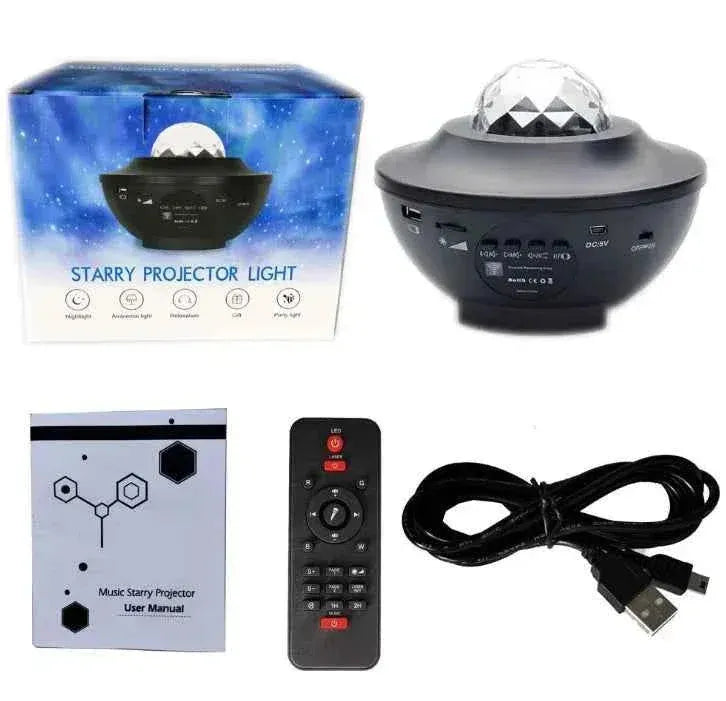 Galaxy Projector Starry Night Light | LED Aurora 3W Bluetooth Audio My Store