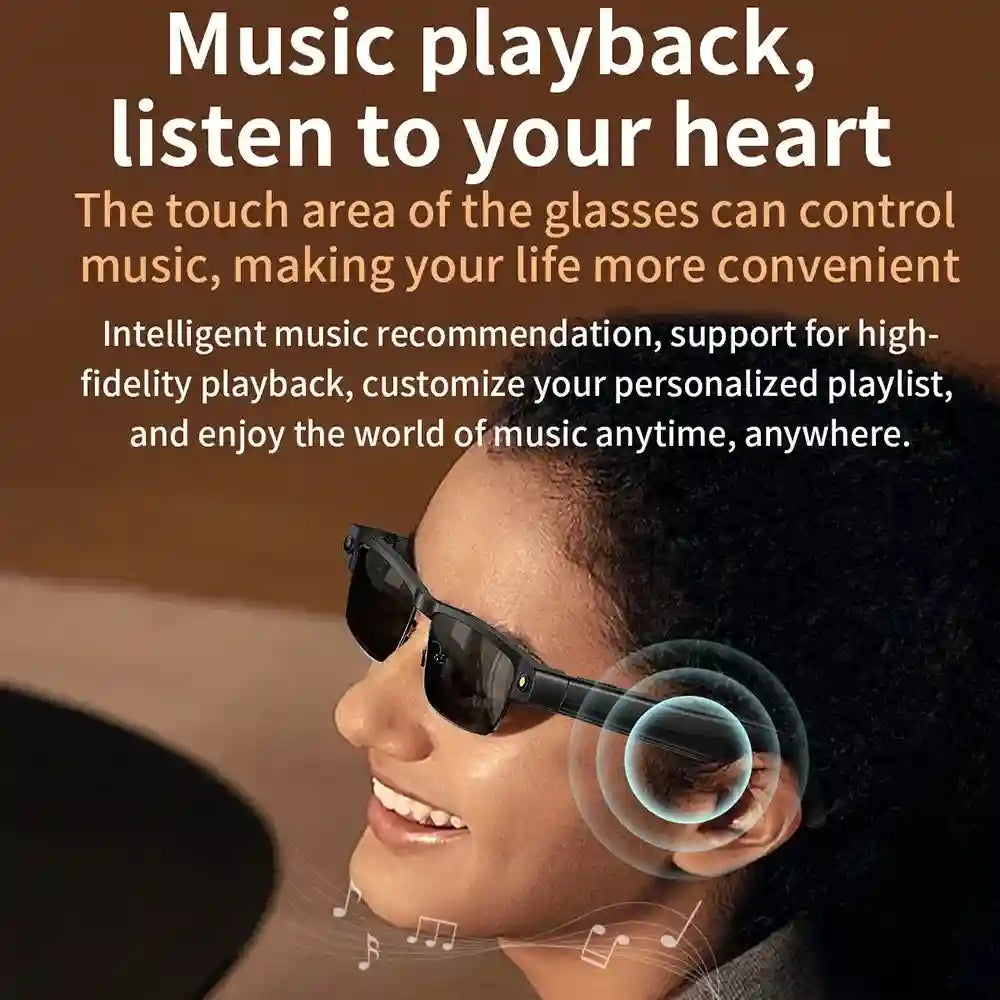 Smart Audio Translator Glasses | AI Real-Time Voice | Tidesmit Tidesmit