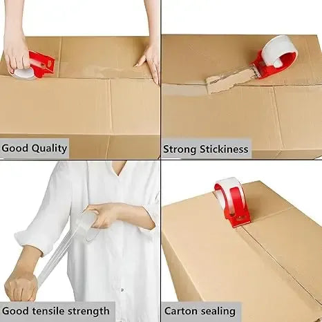 *DEFOO Low Noise Acrylic Hot Melt Pressure Sensitive BOPP Packaging Tape 3M Strong Transparent Eco-Friendly Waterproof Engineer