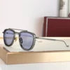 Luxury Fashion Designer Neutral Sunglasses UV400 Pilot Titanium Frame High Quality Men's Driving Business Travel Sunglasses