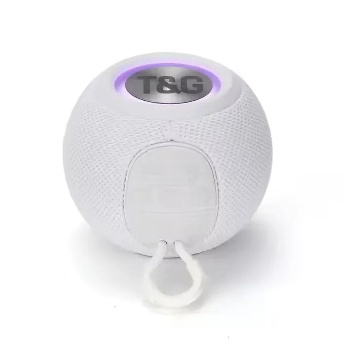 Portable Bluetooth Speaker with LED Lamp - Wireless Fabric Mini Audio My Store