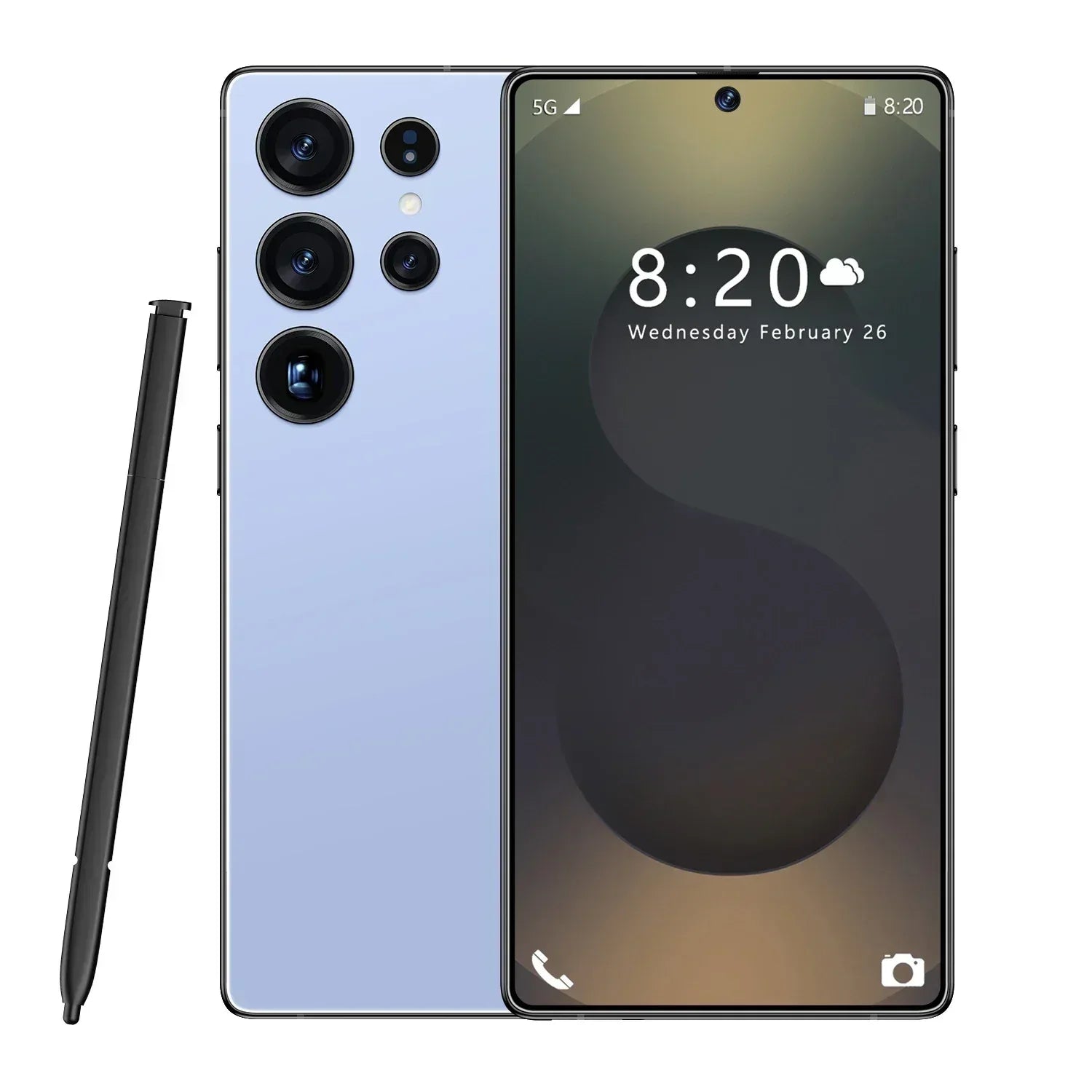 Tidesmit 5G Smartphone: 16GB RAM, 1TB Storage, Android 14 Blue 16g Tidesmit