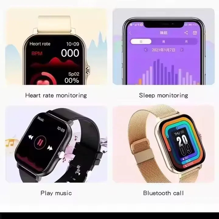 Y13 Smartwatch with Heart Rate Monitor and Bluetooth Calling My Store