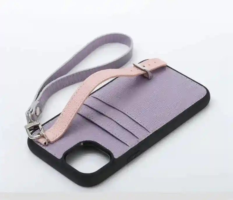 Crossbody Phone Case for iPhone 14 with Card Slot - Slim Shock-Absorbing Cover Tidesmit