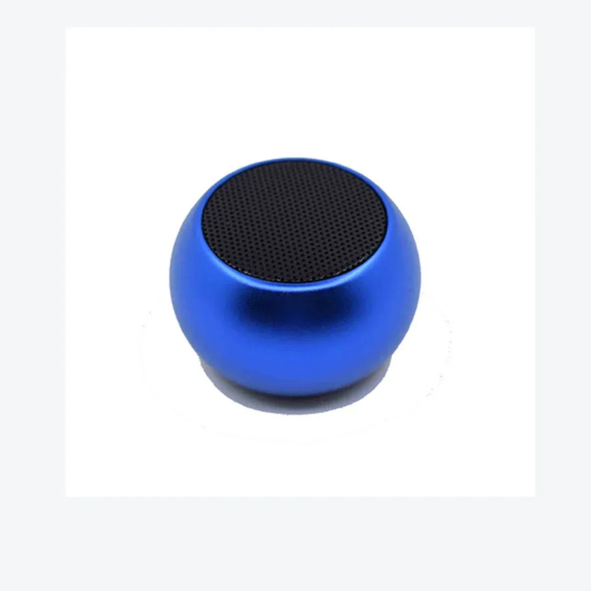 Portable Bluetooth Speaker: Metal Mini Wireless Audio with 360 Sound Blue Metal 1" My Store