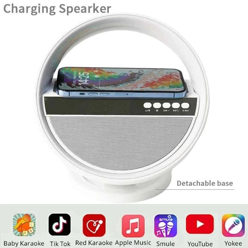Portable Bluetooth Speaker with 15W Fast Charger and Alarm Clock My Store