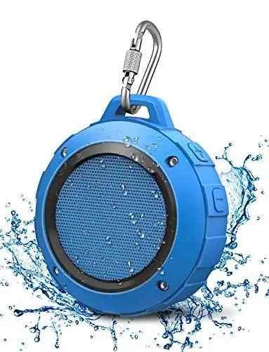 Portable Bluetooth Speaker: 12H Waterproof Wireless Audio, Blue Blue plastic 2.5" My Store