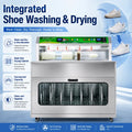 Commercial Shoe Washing and Drying Machine Stainless Steel Automatic Sneaker Cleaner for Laundry Shop Hotel Use