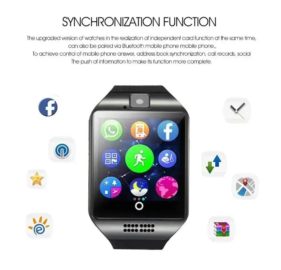 Smartwatch with Camera and Fitness Tracker - Waterproof GPS Watch My Store