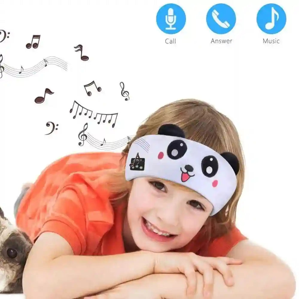 Bluetooth Headband Headphones for Kids - Soft Animal Wireless Audio SK-B007B Tidesmit