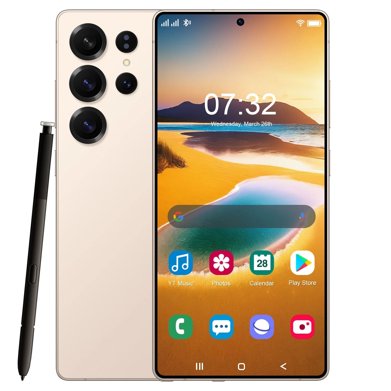S25 Ultra 5G Smartphone, 16GB RAM, 1TB Storage, Android 14 Unlocked Gold 16g Tidesmit