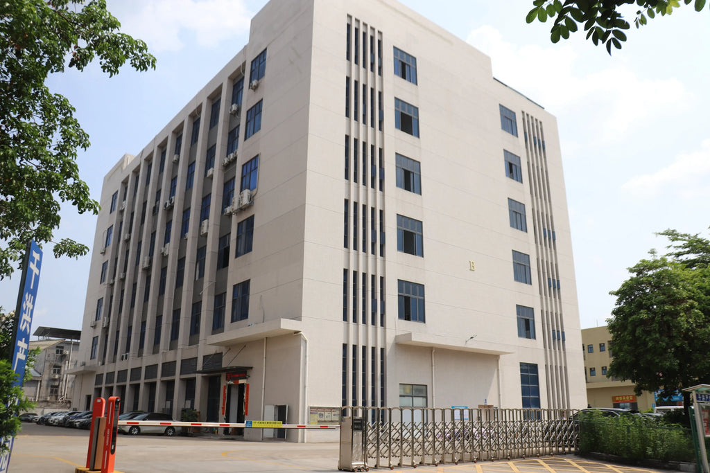 Heat-resistant tape manufacturer building exterior with gated entrance