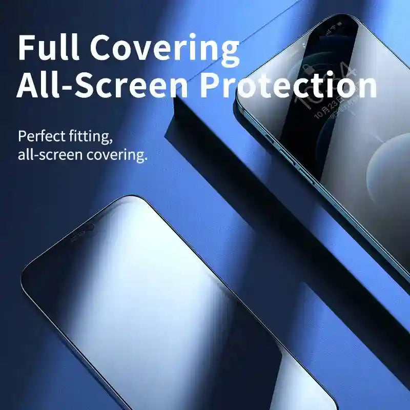 Privacy Screen Protector for iPhone 13 12 | 9H Tempered Glass Tidesmit