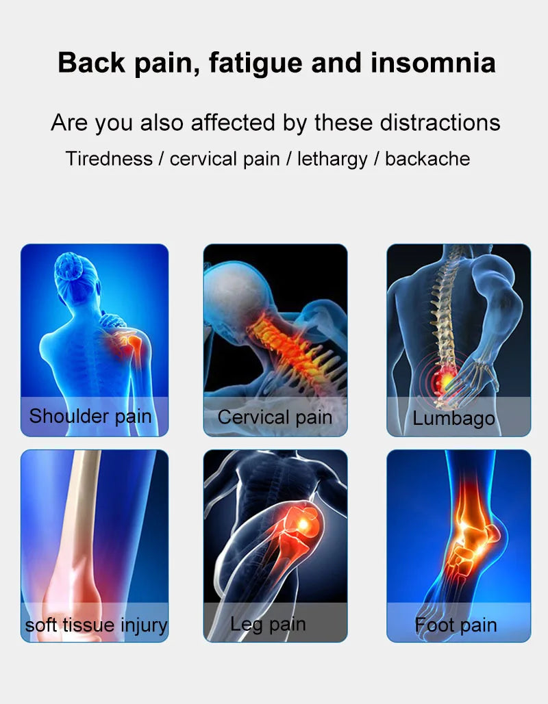 Shockwave Therapy Machine for Back Pain Relief | Portable Electric Massager Massage Chairs Tidesmit