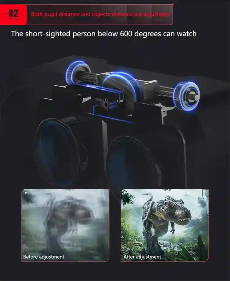VR Headset for Smartphones, 3D Virtual Reality Glasses Tidesmit Tidesmit
