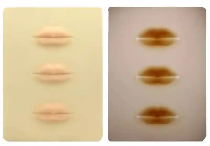 3D Lip Practice Skin for Microblading – Realistic Latex Training Mat Permanent Makeup Machines Tidesmit