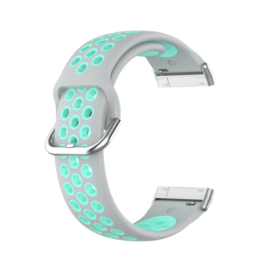 Colorful soft silicone sport wristband for Fitbit Versa 3 and Sense smartwatches in a stylish durable design