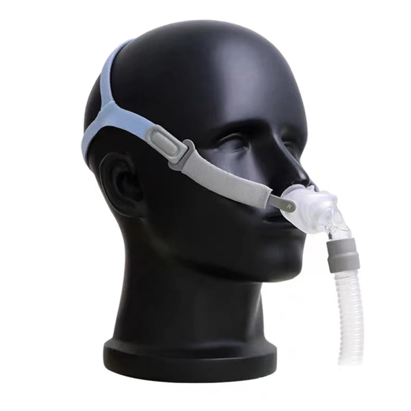BMC Nasal Pillows Mask PM2 Soft Silicone CPAP Accessories Front Hose Full Size Kit Nose Pads 22mm Tub Diameter