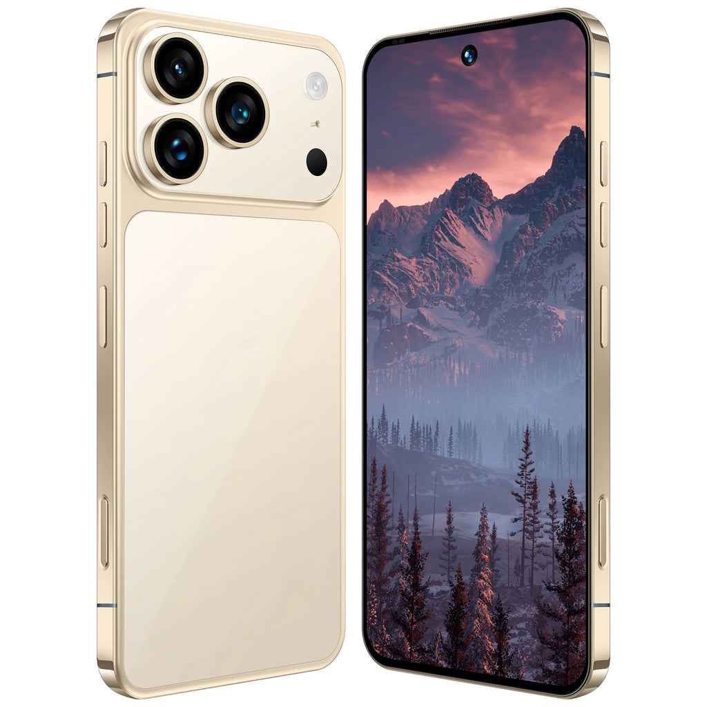2025 Oem I17 Pro 7.3-Inch 5G LTE Smartphone Deca-Core CPU HD MP Rear Camera HD OLED Dual-SIM 8000mAh Android 15 English