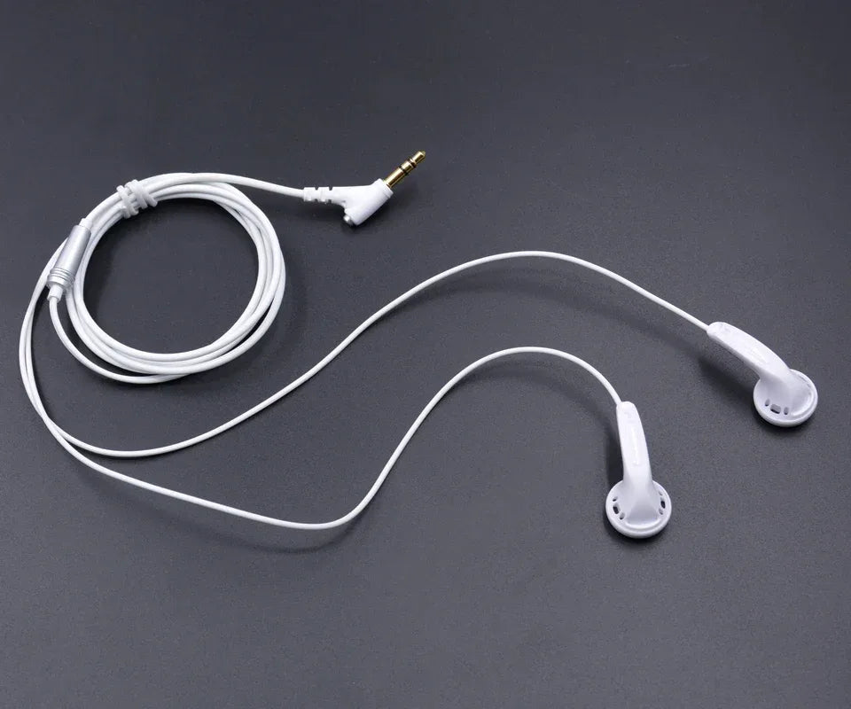 Wired HiFi Earbuds with Mic – Tidesmit Flat Head In-Ear Headphones Tidesmit