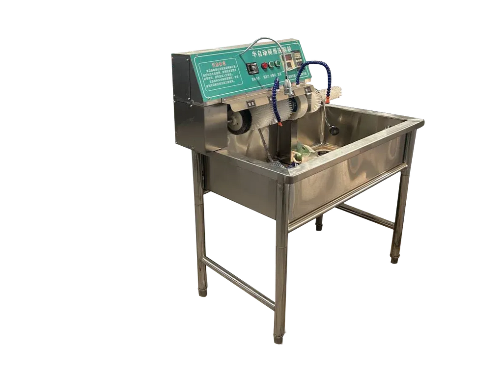 High Efficiency Electric Stainless Steel Shoe Washing and Drying Machine 220V Dry Cleaning Vending Machine for Commercial Use