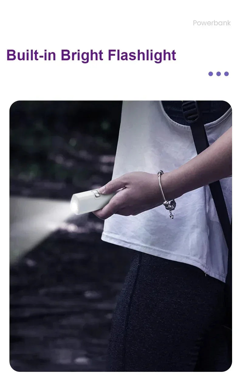 Portable Power Bank 5000mAh USB-C Charger - Fast PD Charging Tidesmit
