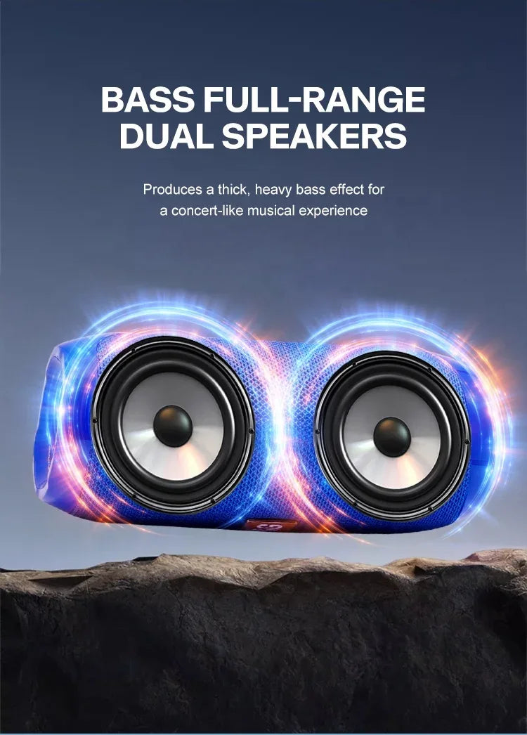 Portable Bluetooth Speaker: Waterproof Wireless Audio with 360 Sound My Store