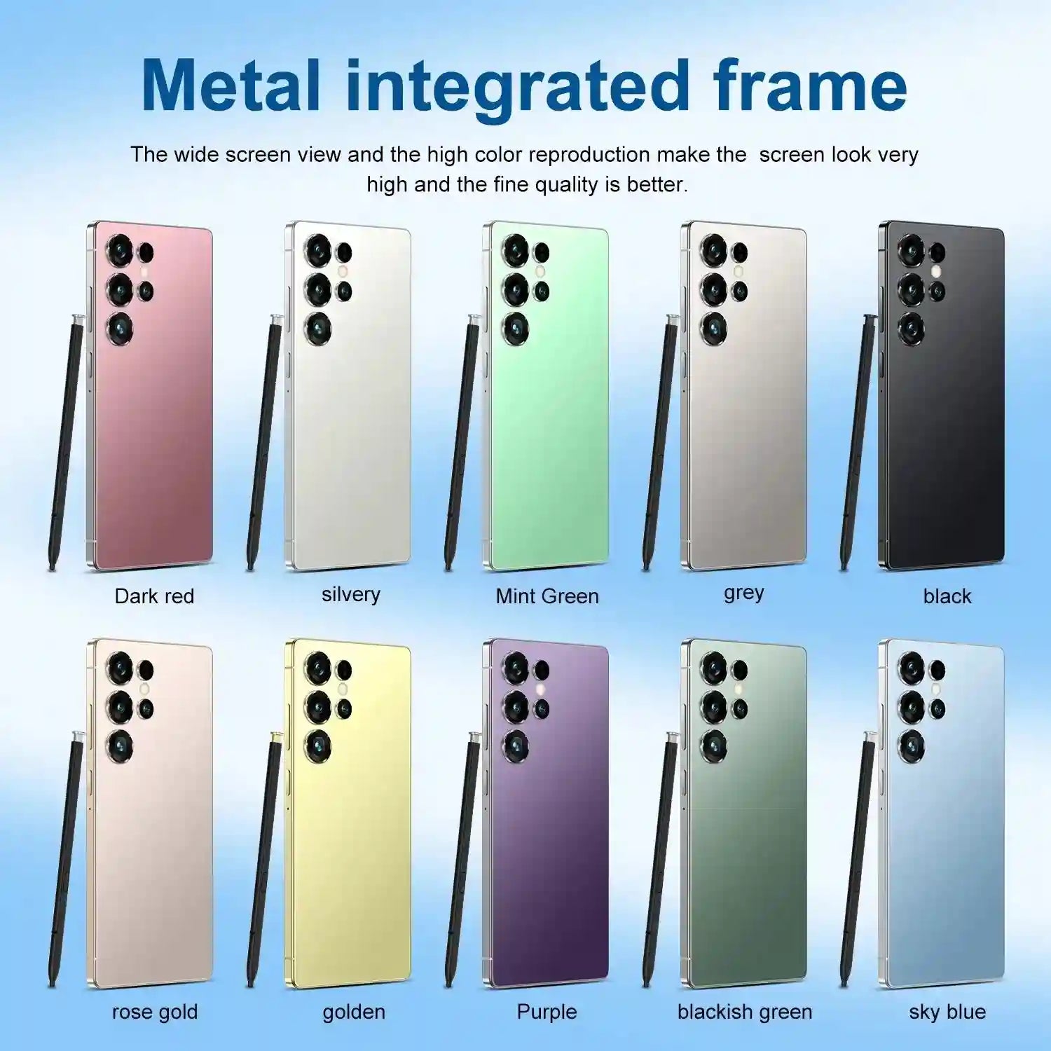 S25 Ultra 5G Smartphone 22GB RAM 2TB ROM - 7.3 Inch AMOLED Tidesmit
