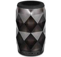Portable Bluetooth Speaker with LED Lights, Waterproof Wireless Audio - Gray Gray plastic My Store