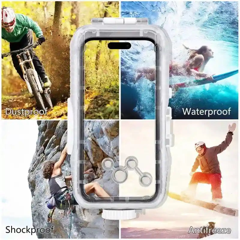 Tidesmit 40m Underwater Diving Phone Case for iPhone Models Tidesmit
