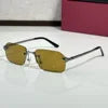 Luxury Fashion Designer Polygonal Frameless Sunglasses, Comfortable Light Metal Frame, High-quality Glasses with UV400 Lenses