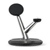 3-in-1 Magnetic Wireless Charger Stand – 15W Desktop Fast Power Universal Sliver Tidesmit