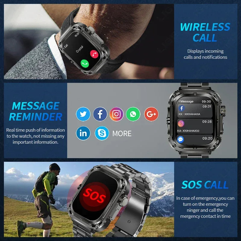BWZ85Max Smartwatch with GPS Fitness Tracker and Bluetooth Calling My Store