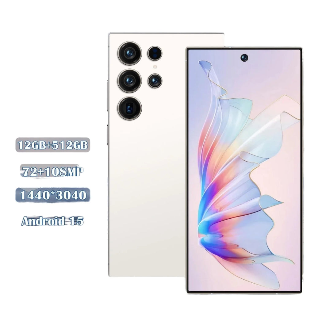 S25 Ultra 5G Smartphone 512GB - 8800mAh Dual SIM Unlocked Tidesmit