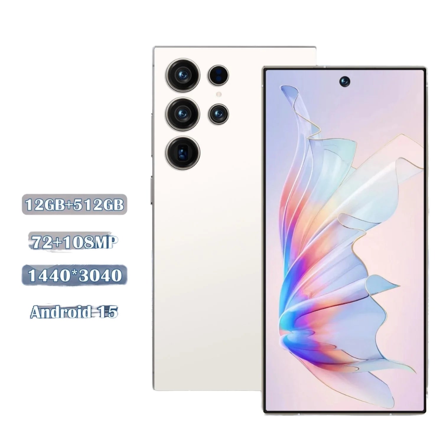 S25 Ultra 5G Smartphone 512GB - 8800mAh Dual SIM Unlocked Tidesmit
