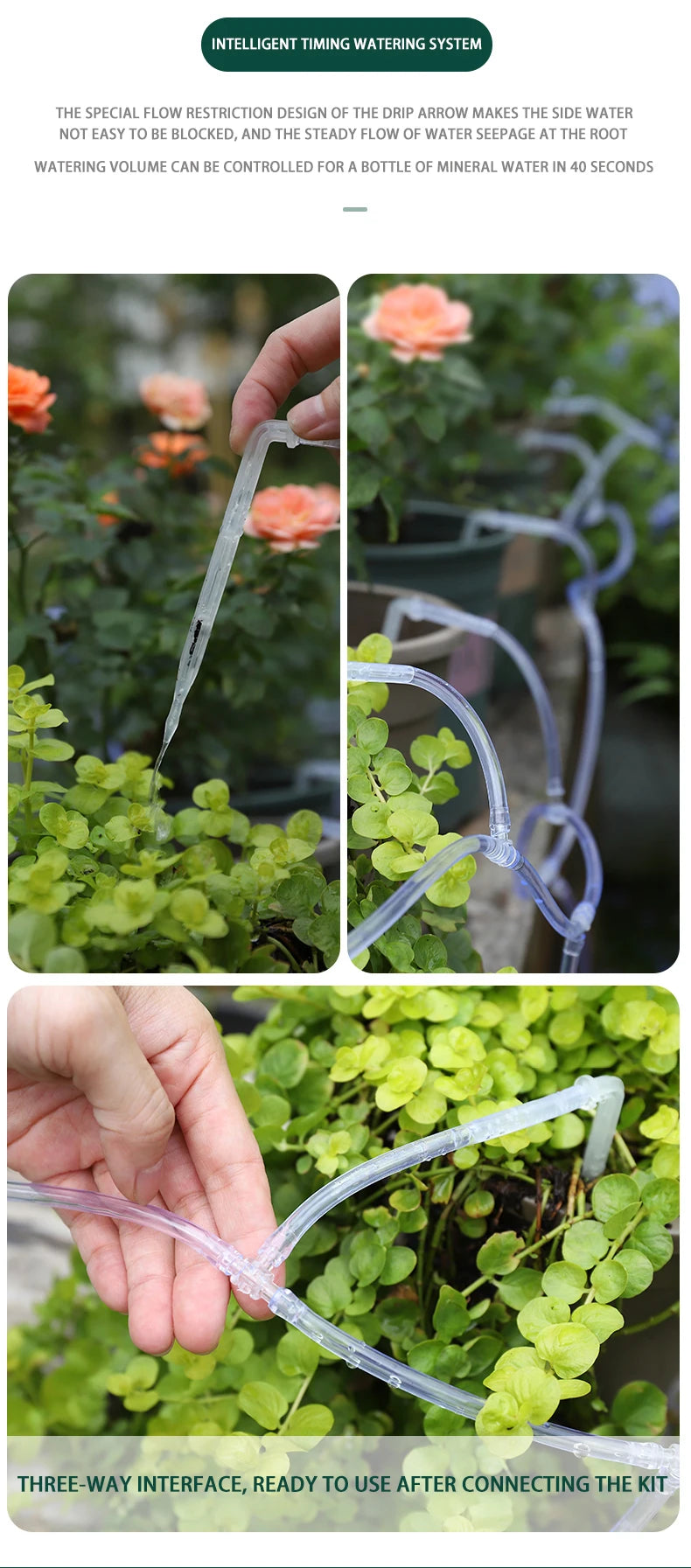 New Intelligent Drip Irrigation Water Pump Timer System Garden Plant Automatic Irrigation Controller Timer Watering Device Set