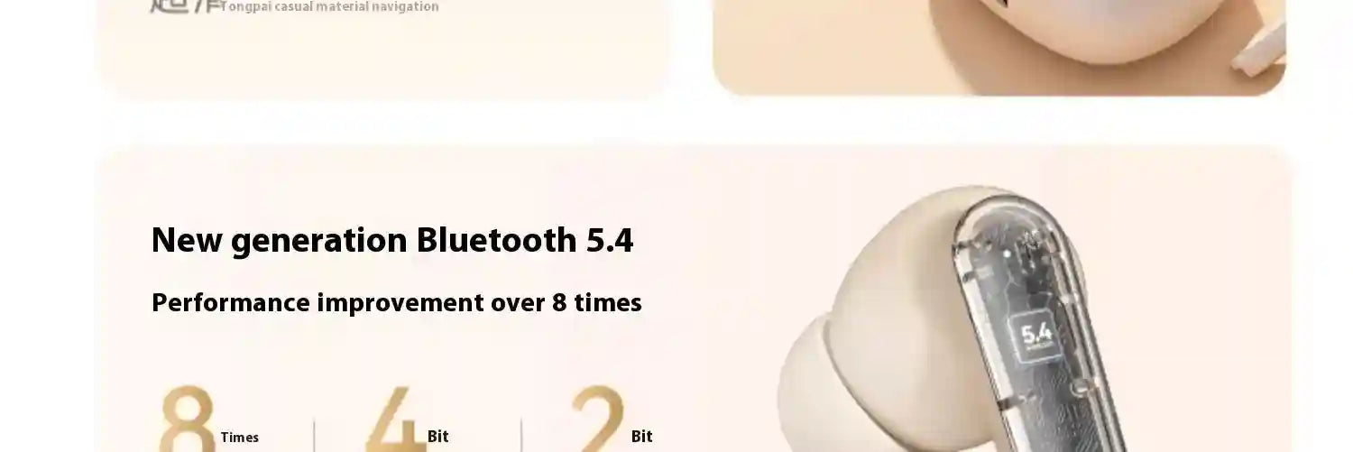 Tidesmit Wireless Bluetooth Earbuds with LED Power Display Tidesmit