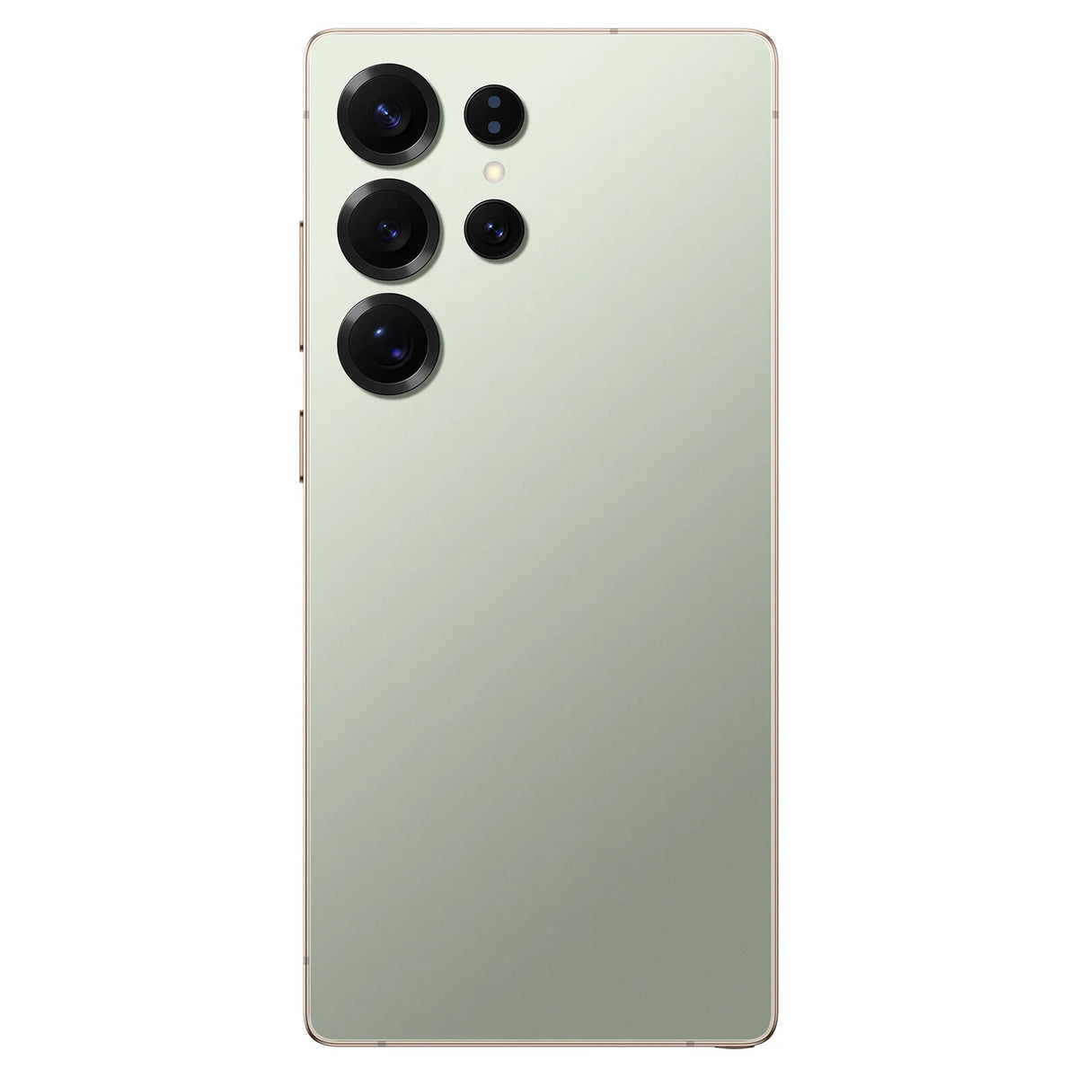 Mint smartphone with quad rear camera and smooth back