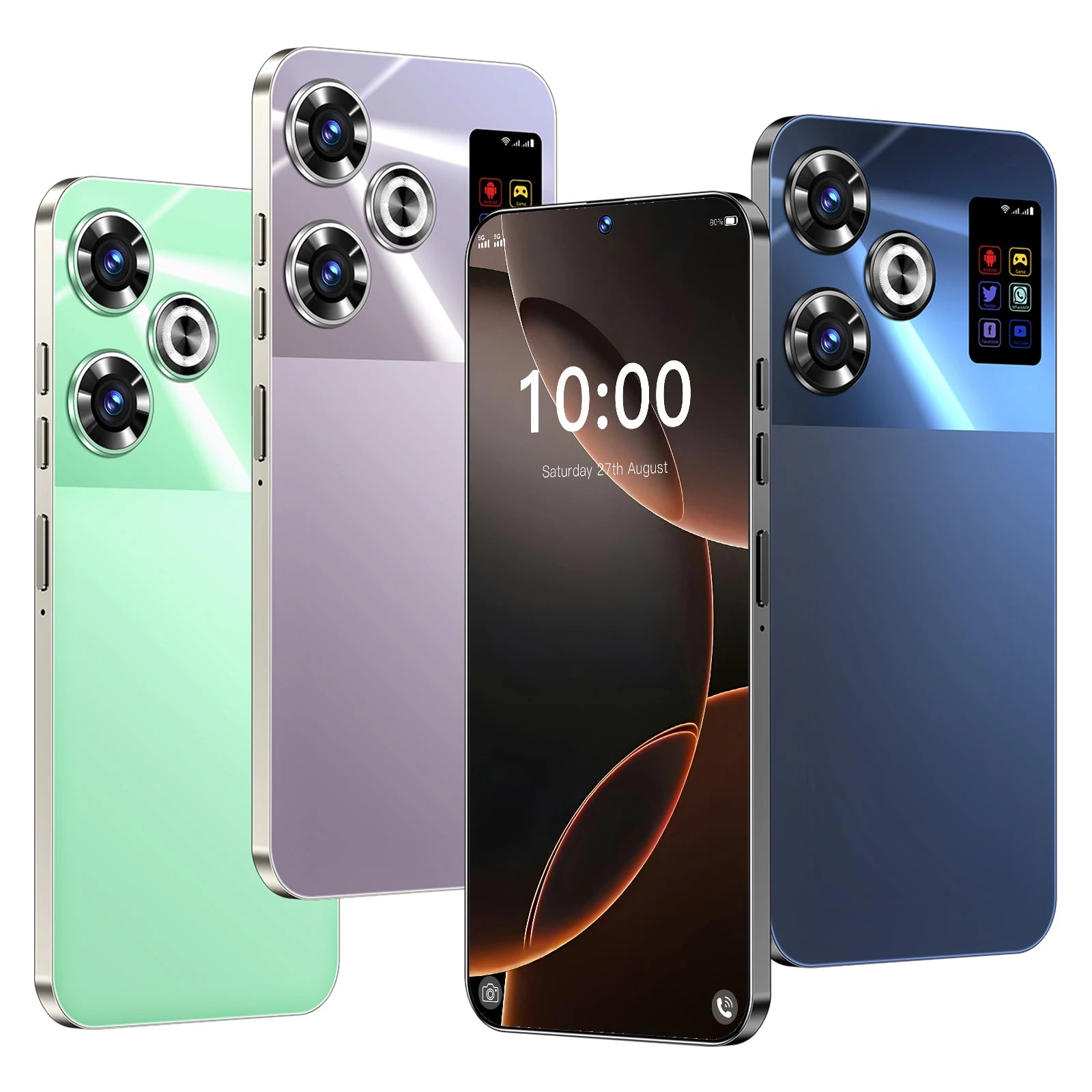 Tidesmit 5G Smartphone 16GB RAM 1TB AMOLED Display Unlocked Mobile Tidesmit