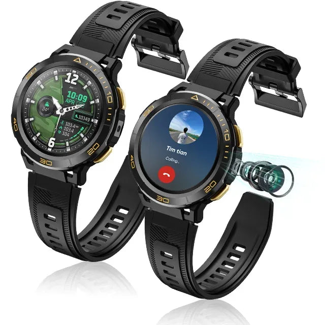 4G Smartwatch N7 Pro with AMOLED Screen, GPS and Fitness Tracker - Black My Store